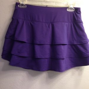 Athleta Swagger Womens Skort Skirt Size XS Purple